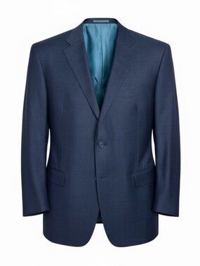 CANALI Italy Luxury Designer Business Casual Plaid Check Blazer Jacket Mens 50L